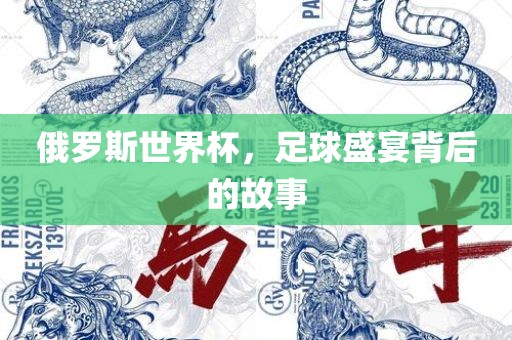 俄罗斯世界杯，足球盛宴背后的故事