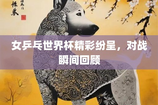 女乒乓世界杯精彩纷呈，对战瞬间回顾