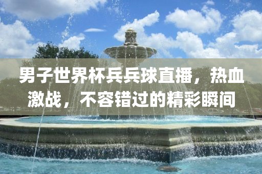 男子世界杯兵兵球直播，热血激战，不容错过的精彩瞬间