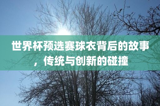 世界杯预选赛球衣背后的故事，传统与创新的碰撞