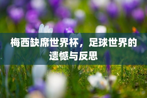 梅西缺席世界杯，足球世界的遗憾与反思