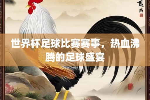 世界杯足球比赛赛事，热血沸腾的足球盛宴