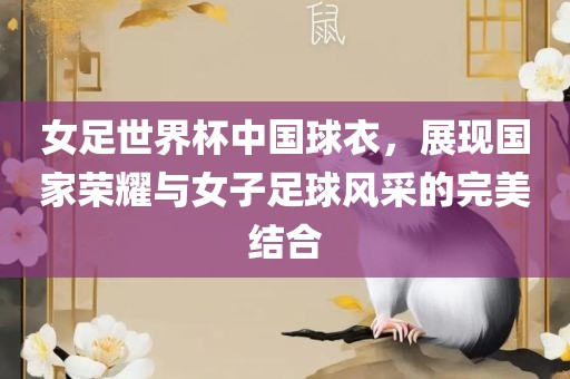 女足世界杯中国球衣，展现国家荣耀与女子足球风采的完美结合