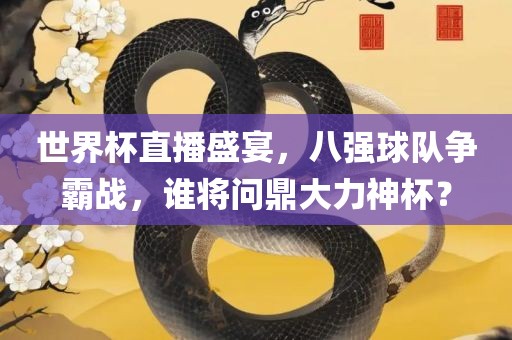 世界杯直播盛宴，八强球队争霸战，谁将问鼎大力神杯？