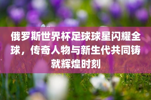 俄罗斯世界杯足球球星闪耀全球，传奇人物与新生代共同铸就辉煌时刻