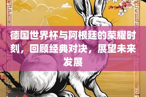 德国世界杯与阿根廷的荣耀时刻，回顾经典对决，展望未来发展
