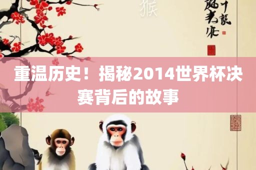 重温历史！揭秘2014世界杯决赛背后的故事