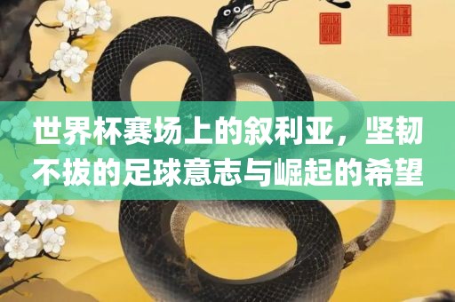 世界杯赛场上的叙利亚，坚韧不拔的足球意志与崛起的希望