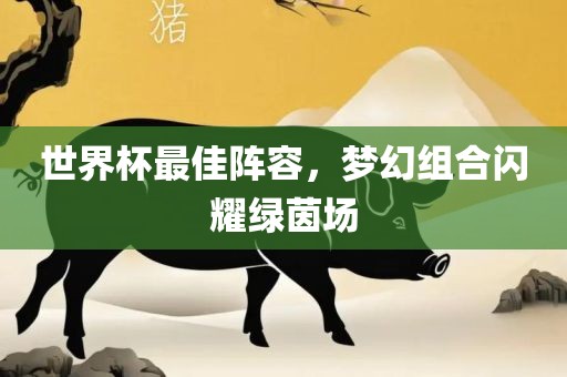 世界杯最佳阵容，梦幻组合闪耀绿茵场漯河市盈旭机械设备有限公司
