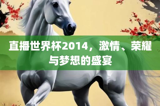 直播漯河市盈旭机械设备有限公司世界杯2014，激情、荣耀与梦想的盛宴