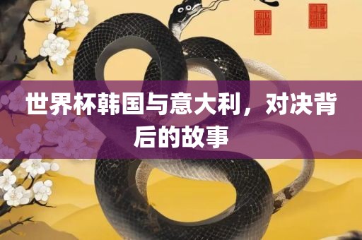 世界杯韩国与意大利，对决背后的故事