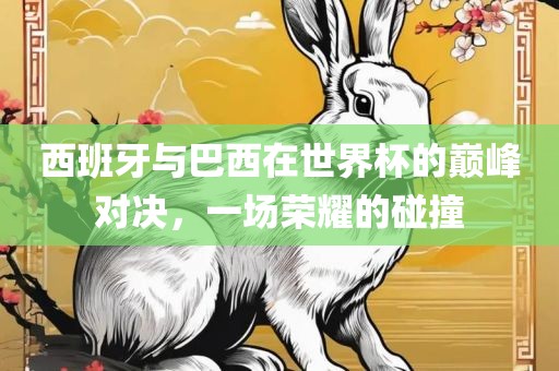 西班牙与巴西在世界杯的巅峰对决，一场荣耀的碰撞