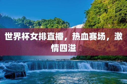世界杯女排直播，热血赛场，激情四溢
