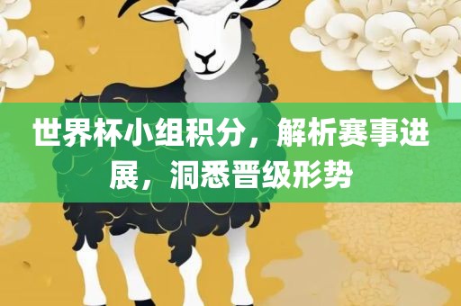 世界杯小组积分，解析赛事进展，洞悉晋级形势