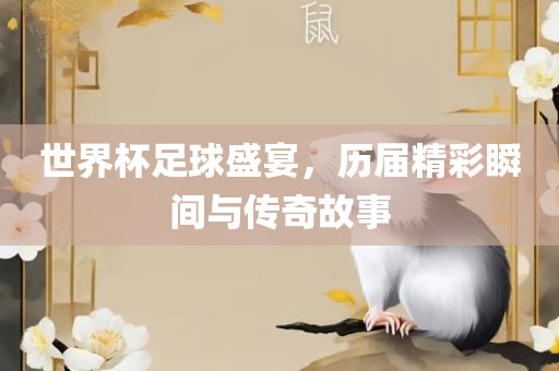 世界杯足球盛宴，历届精彩瞬间与传奇故事