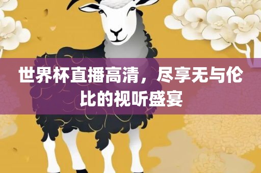 世界杯直播高清，尽享无与伦比的视听盛宴