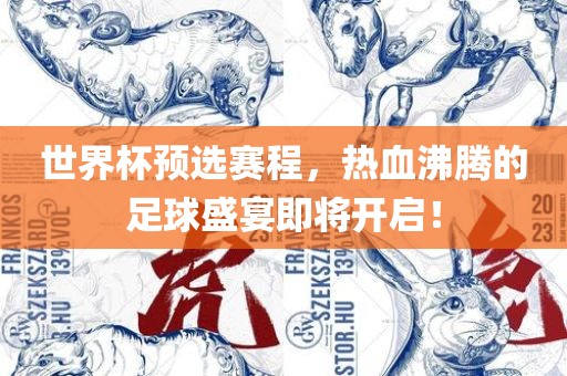 世界杯预选赛程，热血沸腾的足球盛宴即将开启！