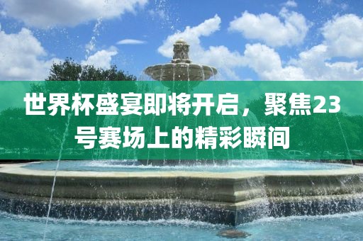 世界杯盛宴即将开启，聚焦23号赛场上的精彩瞬间