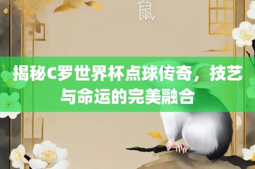 揭秘C罗世界杯点球传奇，技艺与命运的完美融合