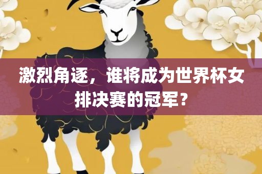 激烈角逐，谁将成为世界杯女排决赛的冠军？