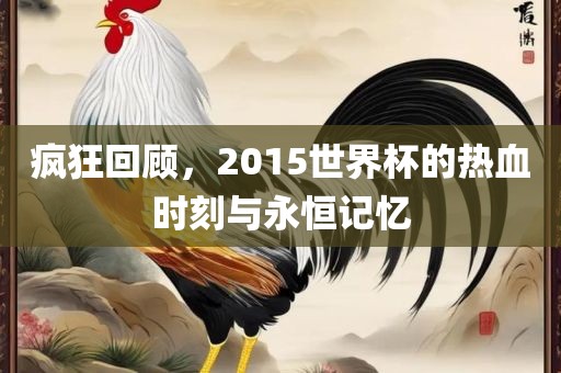 疯狂回顾，2015世界杯的热血时刻与永恒记忆漯河市盈旭机械设备有限公司