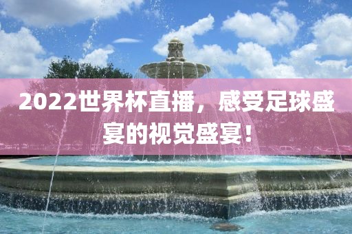 2022世界杯直播，感受足球盛宴的视觉盛宴！漯河市盈旭机械设备有限公司