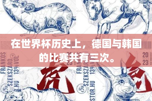 在世界杯历史上，德国与韩国的比赛共有三次。漯河市盈旭机械设备有限公司