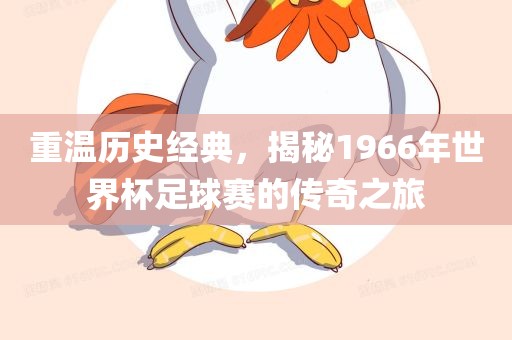 重温历史经典，揭秘1966年世界杯足球赛的传奇之旅