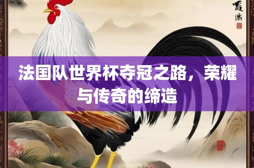 法国队世界杯夺冠之路，荣耀与传奇的缔造