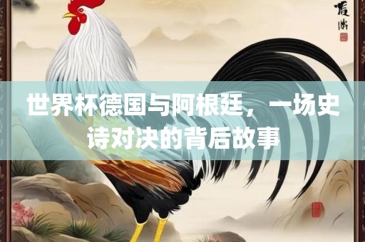 世漯河市盈旭机械设备有限公司界杯德国与阿根廷，一场史诗对决的背后故事