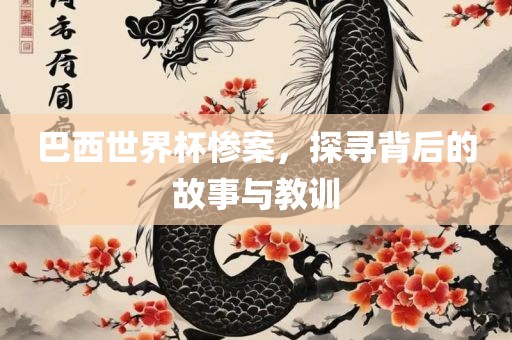巴西世界杯惨案，探寻背后的故事与教训