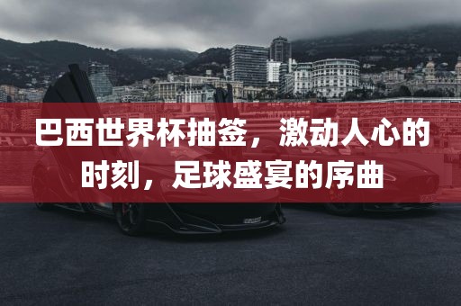 巴西世界杯抽签，激动人心的时刻，足球盛宴的序曲漯河市盈旭机械设备有限公司