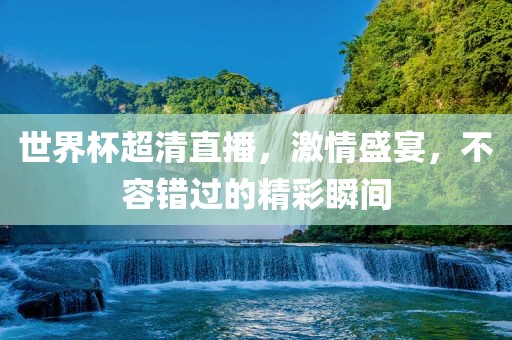 世界漯河市盈旭机械设备有限公司杯超清直播，激情盛宴，不容错过的精彩瞬间