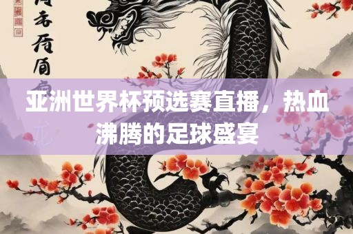 亚洲世界杯预选赛直播，热血沸腾的足球盛宴