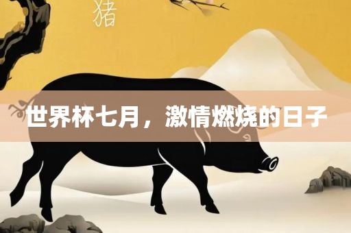 世界杯七月，激情燃烧的日子