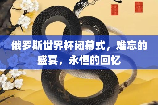 俄罗斯世界杯闭幕式，难忘的盛宴，永恒的回忆