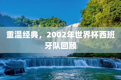重温经典，2002年世界杯西班牙队回顾