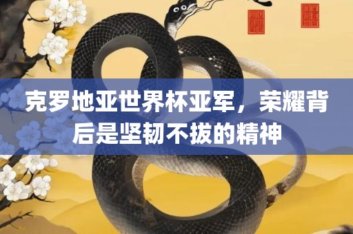 克罗地亚世界杯亚漯河市盈旭机械设备有限公司军，荣耀背后是坚韧不拔的精神