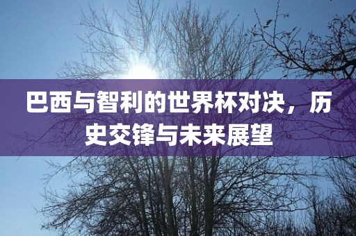 巴西与智利的世界杯对决，历史交锋与未来展望
