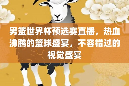 男篮世界杯预选赛直播，热血沸腾的篮球盛宴，不容错过的视觉盛宴