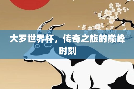 大罗世界杯，传奇之旅的巅峰时刻
