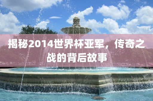 揭秘2014世界杯亚军，传奇之战的背后故事
