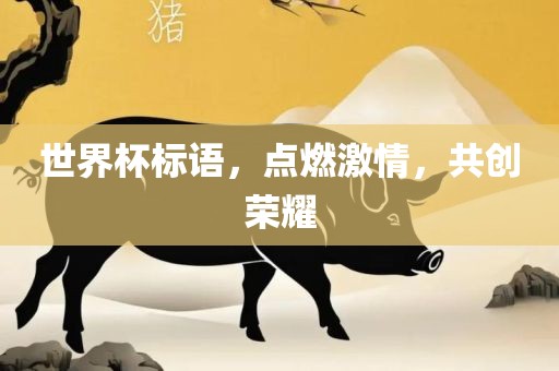 世界杯标语，点燃激情，共创荣耀