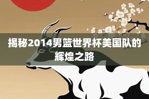 揭秘2014男篮世界杯美国队的辉煌之路