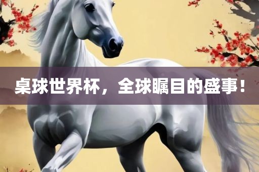 桌球世界杯，全球瞩目的盛事！