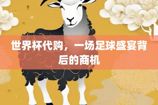 世界杯代购，一场足球盛宴背后的商机