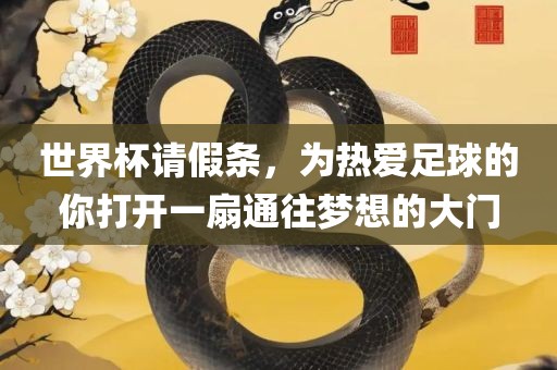 世界杯请假条，为热爱足球的你打开一扇通往梦想的大门