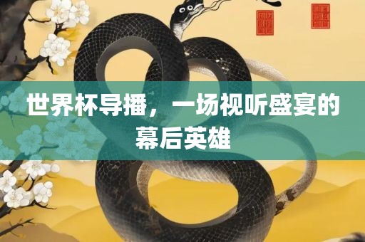 世界杯导播，一场视听盛宴的幕后英雄