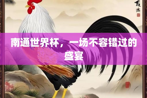 南通世界杯，一场不容错过的盛宴