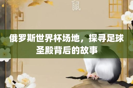 俄罗斯世界杯场地，探寻足球圣殿背后的故事